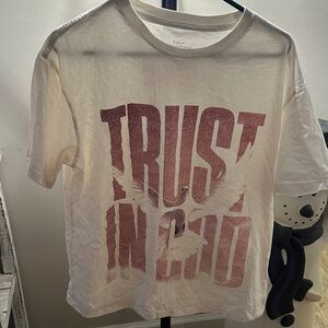 Women's White Trust In God Graphic Tee
